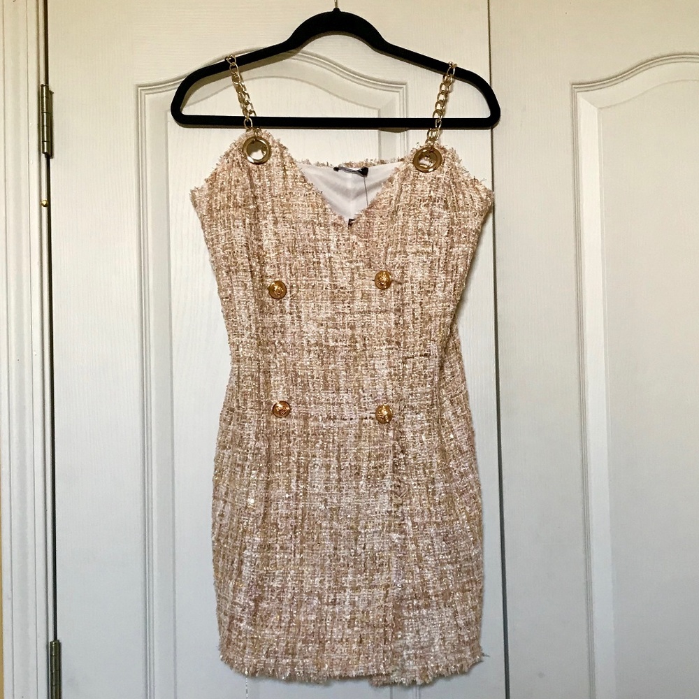 BEAUTIFUL TWEED DRESS!